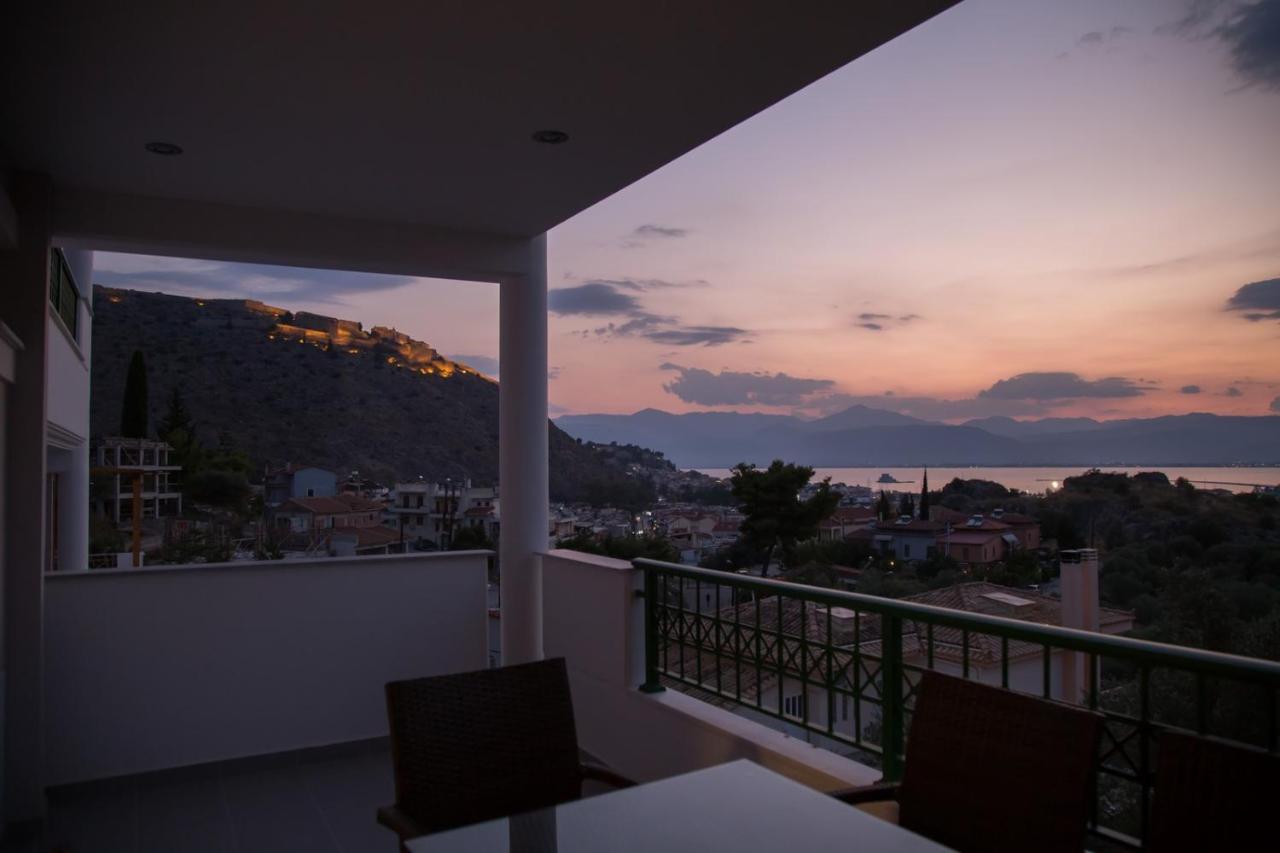 Fedra - Panoramic Sea View Villa Nafplio Bagian luar foto