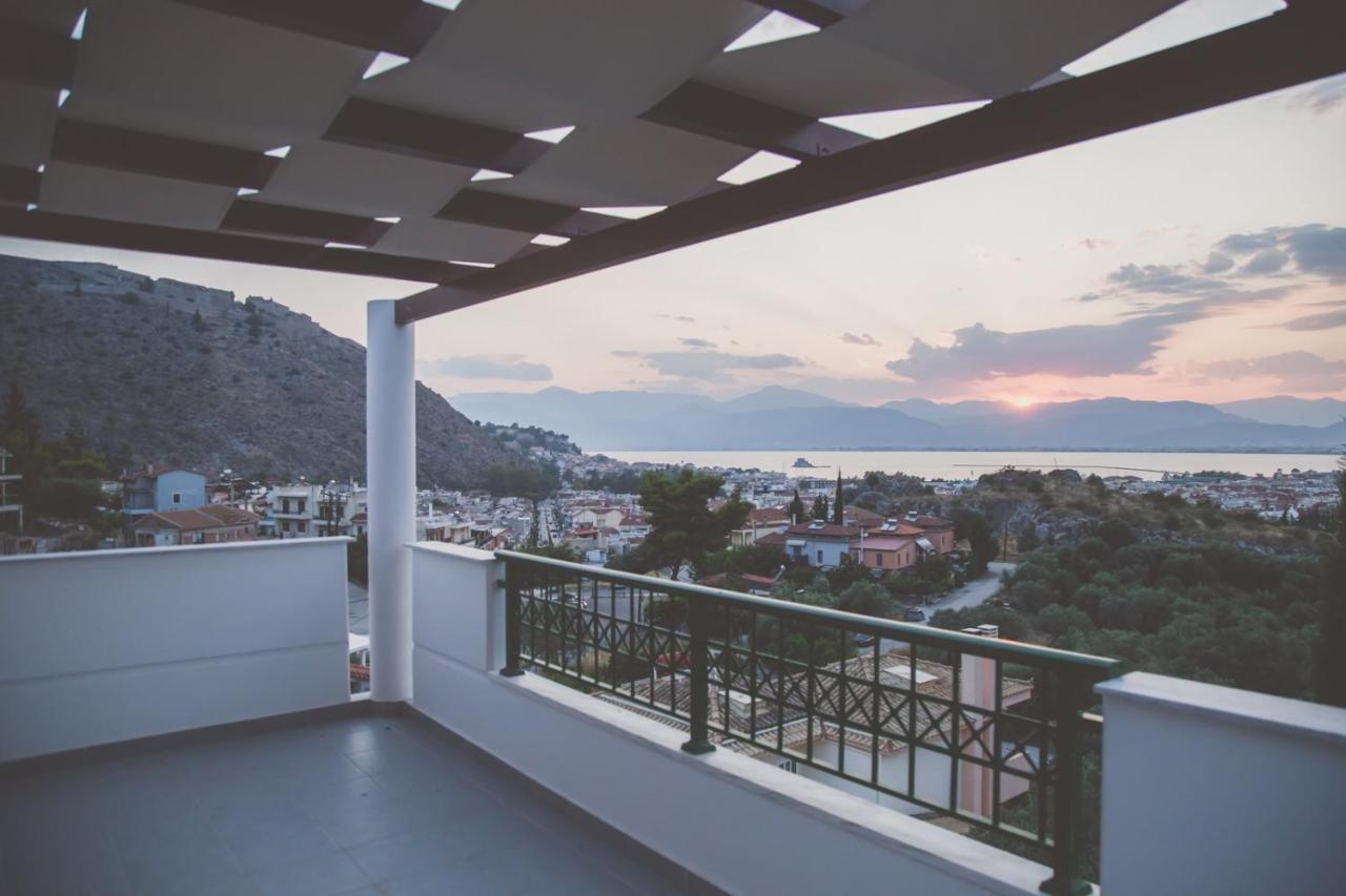 Fedra - Panoramic Sea View Villa Nafplio Bagian luar foto