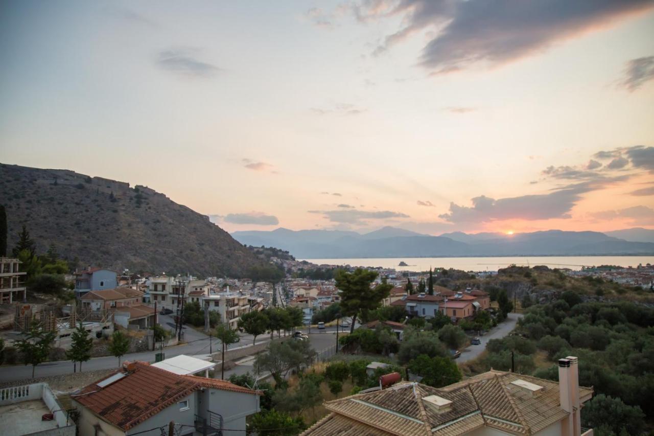 Fedra - Panoramic Sea View Villa Nafplio Bagian luar foto